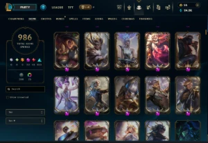 Conta Lol - 975 Skins - Riven Campeonato Com Borda - League of Legends