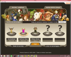 conta 1ano p2p com chars equipados no spiritia/eratz - Dofus