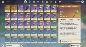 AR29 - Xiao + 2 Jades + Tighnari + 75 tiros - Genshin Impact
