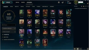 Conta LOL Diamante IV - 85 Vitória e 34 Derrota - League of Legends