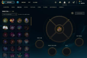 Conta PLATINA 4 - Win 77% - LOL (league of legends) ELOMOON