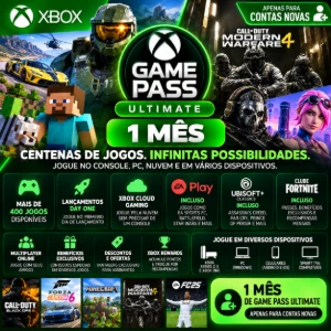 Xbox gamepass ultimate 1 mês - PARA CONTAS NOVAS !! - Assinaturas e Premium
