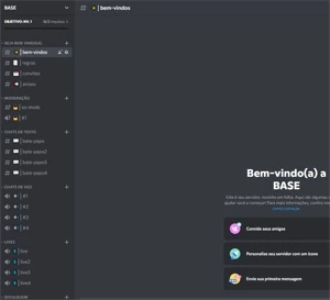 Servidor Discord Pronto - Redes Sociais