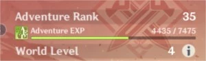 UPO CONTAS EM GENSHIN IMPACT 1-20 AR/RANK DE AVENTURA= 50 RS