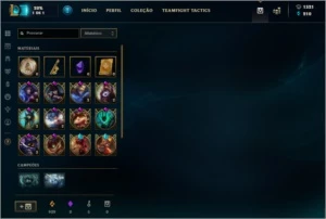 Conta LoL - Platina 3, Nvl 174 - 1 Champ p ficar Full. - League of Legends