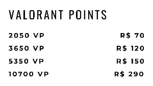 Gift Cards Valorant Points