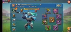 Conta lords 507m de poder t4 - Lords Mobile