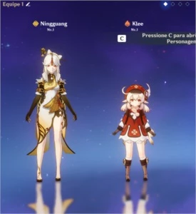 Klee / Ningguang Ar 7 - Genshin Impact