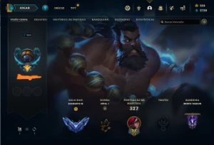 Conta LoL pra ser main, d2 lvl 285 com 80 skins e + p ativar - League of Legends