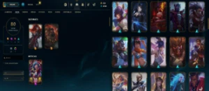 Conta LoL pra ser main, d2 lvl 285 com 80 skins e + p ativar - League of Legends