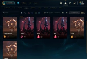 Conta Gold 3 Ex Platina 121 Skins 2 Ultimate - League of Legends LOL