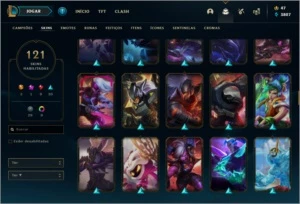 Conta Gold 3 Ex Platina 121 Skins 2 Ultimate - League of Legends LOL