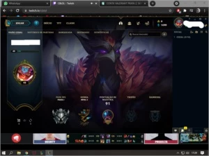 CONTA VALORANT,LEAGUE OF LEGENDS