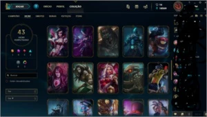 CONTA LOL P1 SOLO/D4 FLEX - 138 campeões - League of Legends