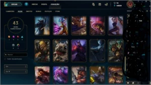 CONTA LOL P1 SOLO/D4 FLEX - 138 campeões - League of Legends