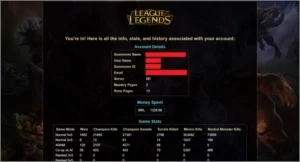 Conta de League of Legends 130 Skins - Season 2 LOL
