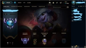 Conta League of Legends diamante 2 LOL