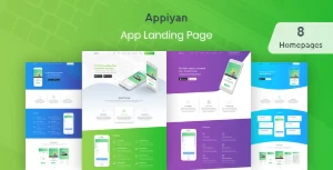 Template HTML5 para Landing Page de Aplicativo