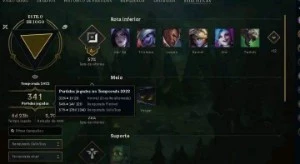 Conta D4 8 skins - League of Legends LOL