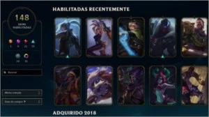 CONTA COM BORDA DE MESTRE , ELO ATUAL PLATINA 1 - League of Legends LOL
