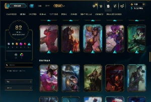 Ferro 3 com 125 Champs e 82 Skins + 35 Espolios - League of Legends LOL