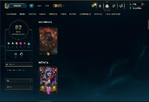 Ferro 3 com 125 Champs e 82 Skins + 35 Espolios - League of Legends LOL