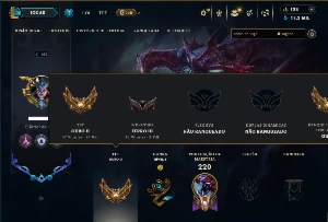 Ferro 3 com 125 Champs e 82 Skins + 35 Espolios