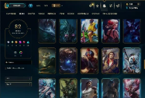 Ferro 3 com 125 Champs e 82 Skins + 35 Espolios - League of Legends LOL