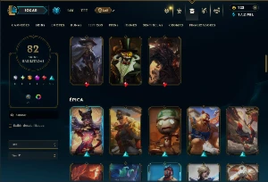 Ferro 3 com 125 Champs e 82 Skins + 35 Espolios - League of Legends LOL