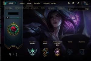 Conta Platina 4 - League of Legends LOL