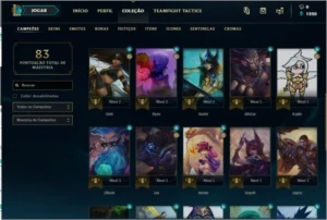 Conta Platina 4 - League of Legends LOL
