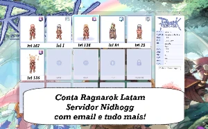 Venda Conta 3 RK's Servidor Nidhogg - Ragnarok Online