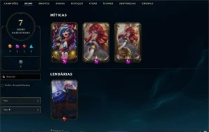 Conta LoL com Lux academia de batalha prestígio 2019 - League of Legends