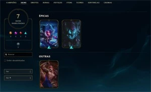 Conta LoL com Lux academia de batalha prestígio 2019 - League of Legends