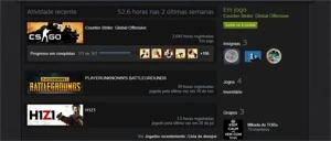 conta cs go com 2500 + horas - Counter Strike