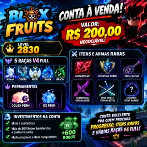 Blox fruits conta a venda - Roblox