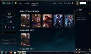 3 Contas Com Diversas Skins - League of Legends LOL
