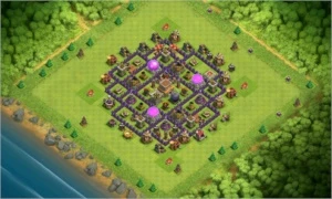 Clash Of Clans Centro de Vila 8
