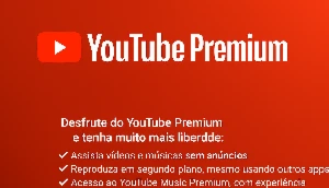 YouTube Premium – Sem Anúncios + YouTube Music 1 meses