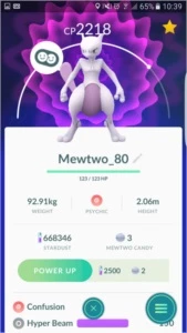 Conta Pokémon GO Nível 32 Time Instinct - Mewtwo + Lendários - Pokemon GO