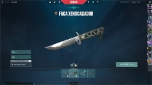Conta prata 2,  Faca xenocaçador,Operator Saqueadora, full - Valorant