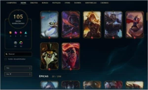 Conta de League of Legends LOL