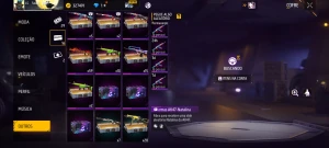 Conta Free fire gemada nível 72