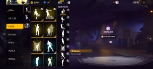 Conta Free fire gemada nível 72