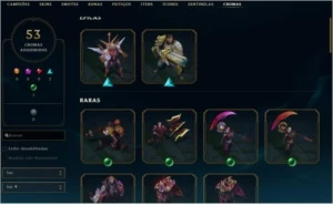 CONTA LOL 400 SKINS TOP - League of Legends