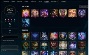 CONTA LOL 400 SKINS TOP - League of Legends