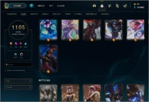 CONTA D1 1105 SKINS 329K EA - League of Legends LOL