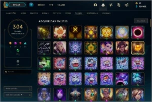 CONTA D1 1105 SKINS 329K EA - League of Legends LOL