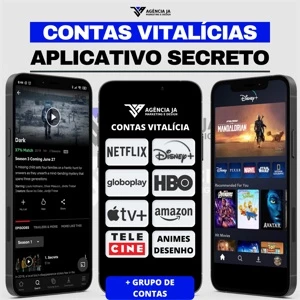 CONTAS NETFLIX + DISNEY + AMAZON + HBO +  [conteúdo removido]  PERMANENTE - Assinaturas e Premium