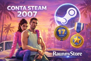 CONTA STEAM - MEDALHAS RARAS! CRIADA HÁ 19 ANOS! DESDE 2007!